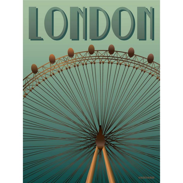 London Eye Plakat Vissevasse Kinihome